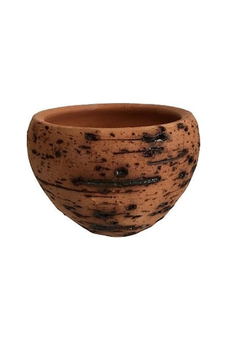 Antik Görünümlü Eskitme Toprak Saksı 11cm 15 Cm