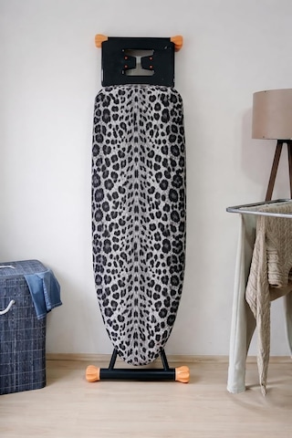 Asev Home Ütü Masası Kılıfı Keçeli İpli Stoperli Büyük Boy 55x140 Cm Gray Leopar Diğer