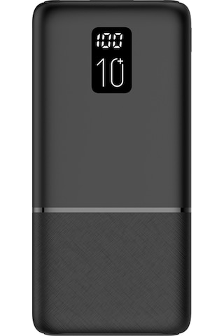 Logia P10 10000 Mah Led Ekranlı Slim 2.1a Powerbank Siyah