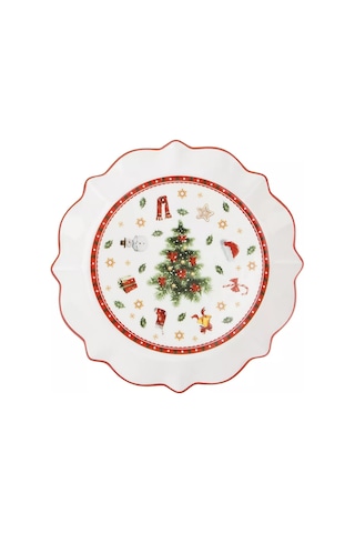 Nouvelle Servis Tabağı, "christmas Magic" Yemek Tabağı, 27 Cm 181861934 Beyaz