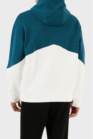 Armani Exchange Erkek Sweat 6rzmlb Zj4xz 21cn Lacivert-beyaz Beyaz