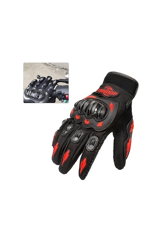 Pazly Tam Parmak Motosiklet Eldiveni Ekran Uyumlu Erkek Modeli Ts - Dayanıklı Ve Konforlu