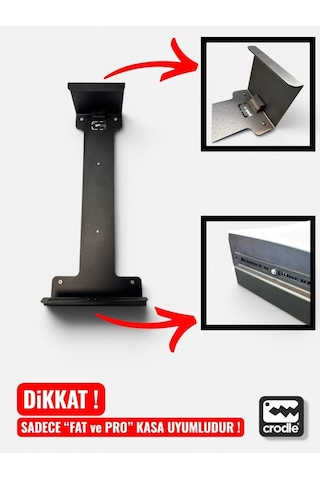 Ps5 Pro & Fat İçin Masa Altı Montaj Standı Yerden Tasarruf Sağlar Rahat Hava Akışı