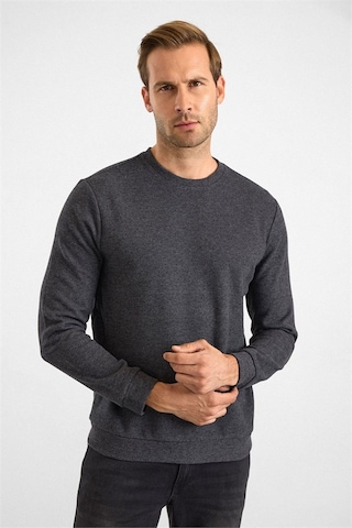Süvari Antrasit Regular Düz Bisiklet Yaka Sweatshirt Ssw2013700003-s08