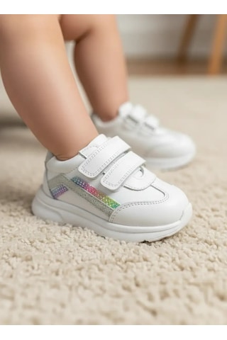Tuğba Ortopedi 193 Bebek Deri Sneaker Beyaz