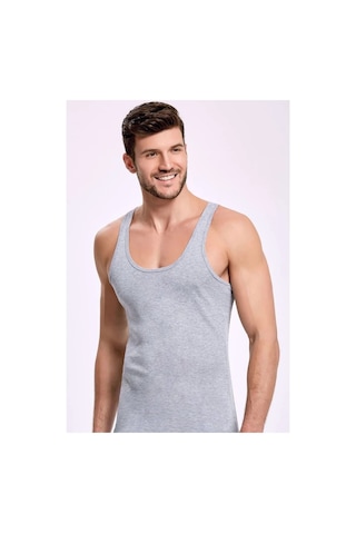 İlke İç Giyim Gri Sporcu Atlet 001 Gri S