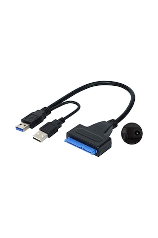 Usb 3.0 2.5 3.5 İnç Sata Ssd Hdd Hard Disk Kablosu 4741A Veri Harici