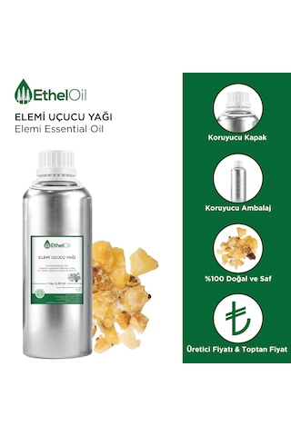 Elemi Uçucu Yağı - 1 Kg - %100 Saf Ve Doğal Uçucu Yağ 1 KG