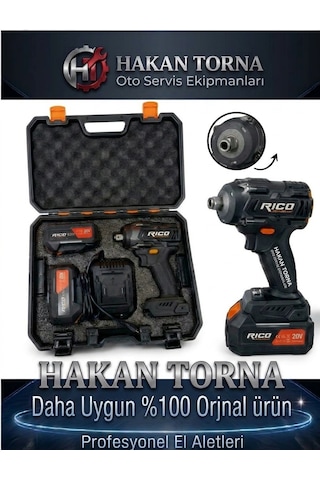 Rico 4ah Bits Tutuculu Şarjlı Somun Sökme Sıkma Makinesi 500 Nm 028-re0006 -