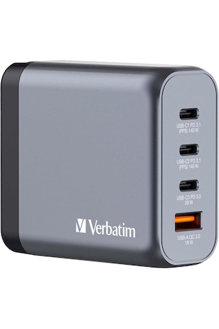 Verbatım GNC-140 32203 - V 140 W Gan Şarj Cihazı