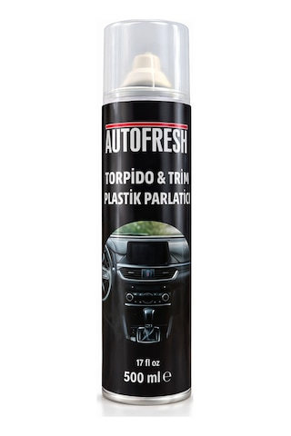 Torpido & Trim Plastik Parlatıcı Sprey 500 Ml Araç İçi Plastik Yenileyici