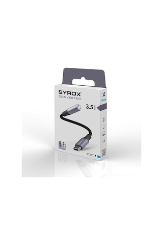 Syrox DT23t/A 3.5 Audio -Type C Dönüştürücü