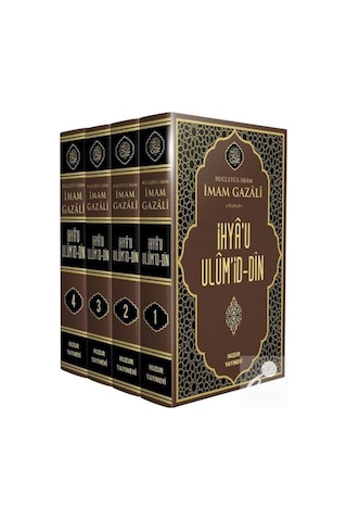İhya-u Ulumid'din Büyük Boy (4 Cilt) Şamua / İmam Gazali 9789944301237