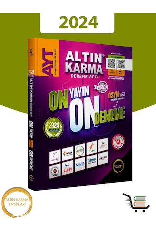 2024 Ayt 10 Yayın 10 Deneme Tamamı Video Çözümlü - Altın Karma Yayınları