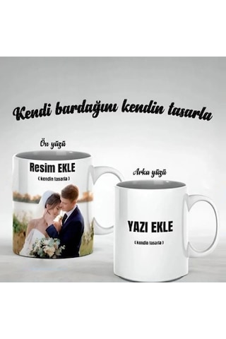Isimli Ve Resimli Hediye Kupa Bardak Ulaşmayanlara Boş Kupa Gönderilecektir Satıcıya Soru Sor Beyaz