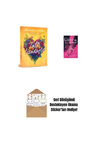 Tatlı Tesadüfler + Cinder In Serüveni + Okuma Sticker'ları