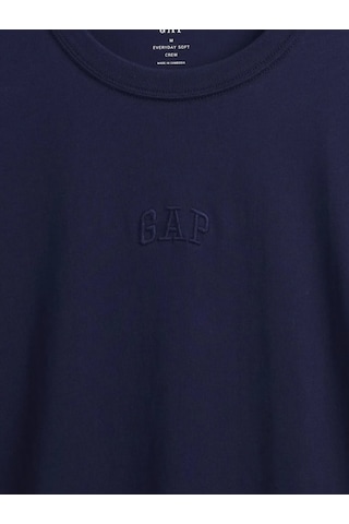 Gap Everyday Soft Gap Mini Logo T-shirt 799323 Kısa Kol Tişört Erkek T-shirt Lacivert
