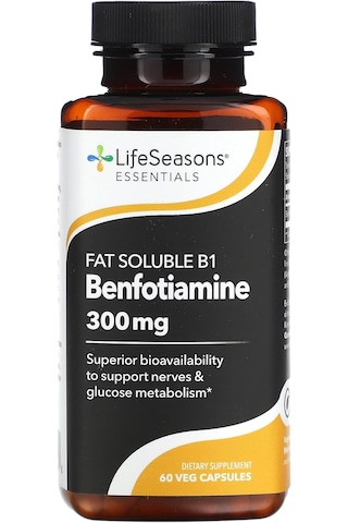 Lifeseasons Essentials Benfotiamine - Fat Soluble B1 - Supports H