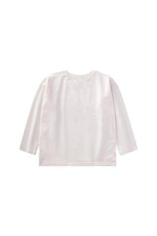 Mevsimlik Basic T-shırt 8-14 Yaş Kırık Beyaz Kırık Beyaz