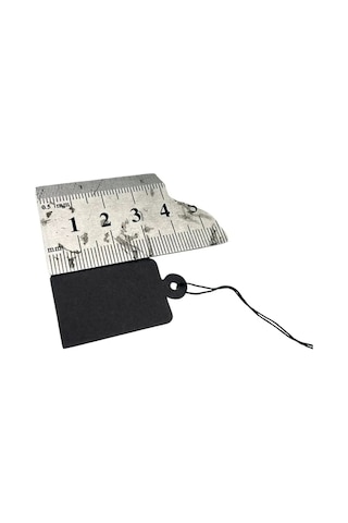 Yerli Üretim Büyük Boy Siyah Renk 3/2cm 80 Adet Karton İpli Fiyat Etiketi Çok Renkli