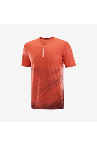 Salomon S/lab Ultra Erkek Koşu Tişört Burnt Sıenna Lc2449700 Turuncu