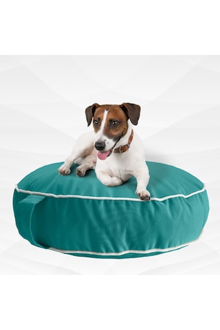 Xpermate Fermuarlı Kedi Köpek Minderi Kedi Köpek Yatağı Turkuaz