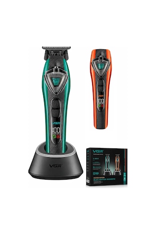 V-884t Profesyonel Sakal Ve Ense Çizim Tıraş Makinesi, 8000 Rpm Bldc Motor, Trimmer, Yedek Kapaklı