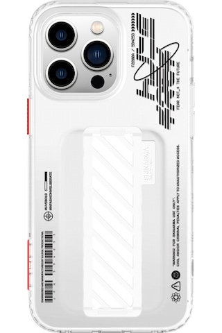 Apple Uyumlu iPhone 14 Pro Max Kılıf Skinarma Şeffaf Desenli Kaze Kapak