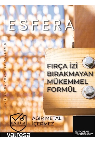 Esfera Ithal Su Bazlı Şeffaf Vernik Mat - Ipekmat 1 Lt & 2.5 Lt