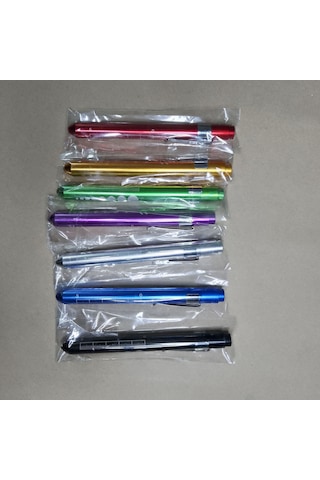 Moveevo Tıp Led Kalem Işığı, Alüminyum Gövde, Beyaz Işık, Mavi Dış Görünüm, Diş Kliniği Ve Hasta Ziyaretleri İçin Kullanım Kolay Gümüş