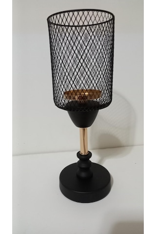 Mumluk Metal Syh-gold 26 Cm Siyah