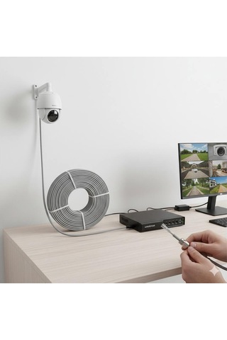 20 Metre - Cctv Kablo - Güvenlik Kamera Kablosu - 2+1 0.22mm