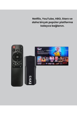 Android Tv Stick 4k Ultra Hd Görüntü Destekli