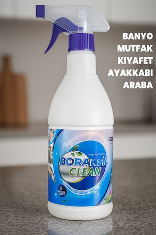 Boraksil Bor Katkılı Leke Çıkarıcı 1 Lt - Ekstra Kuvvetli - Çok Amaçlı - Kimyasalı Az Doğal İçerik