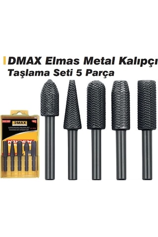 Dmax Elmas Metal Kalıpçı Taşlama Seti 5 Parça Dmx4138