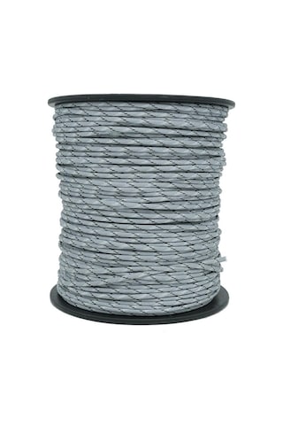 Mg Ropes Paracord İp 4 Mm Gri Beyaz Desenli No:77 10 Metre Çok Renkli