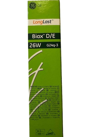 General Electric Biax D/e 26w 827 Sarı Işık 4pinli G24q-3 Duylu
