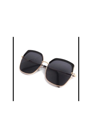 Sunwear Lüx Metal Çerçeve Kadın Güneş Gözlüğü Siyah - 226353611 Altın