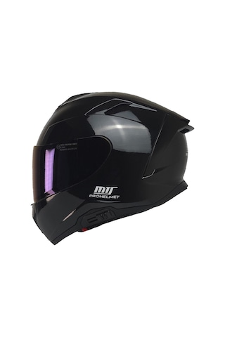Mts Full Face Double Güneş Vizörlü Ece 22.06R Motosiklet Kaskı Siyah