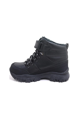 Artico Unisex Çocuk Siyah Kalın Tabanlı Kışlık Trekking Botu