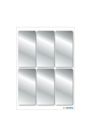 Herma Etiket Gumus Dıkdortgen 26X54Mm