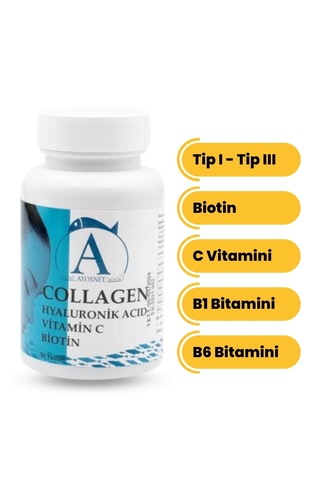 Ayos Life Tip1-Tip3 1700 Mg Hidrolize Kolajen 60 Tablet