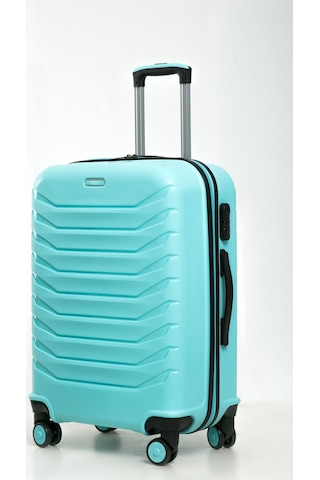 Yefa Pp Polipropilen Kırılmaz Büyük & Makyaj Boy 2'li Valiz Seti Su Yeşili