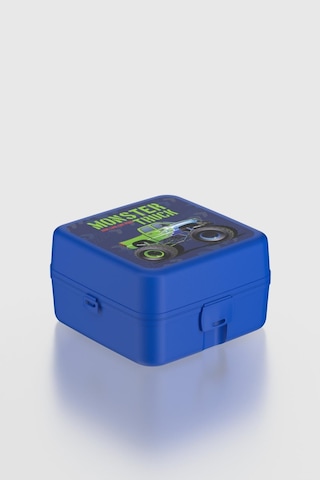 Renga Leya Monster Truck Desenli Pp Çocuk Beslenme Kabı 412003 Mavi Mavi