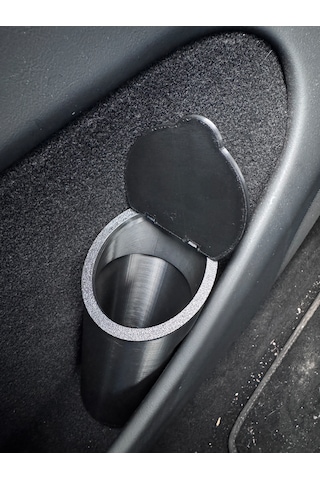 Tesla Model Y & Model 3 Uyumlu Çöp Kutusu - Şemsiye Kabı - Abs Plastik Isıya Dayanıklı 1