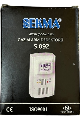 Sekma Doğal Gaz Metan Alarm Dedektörü S-092