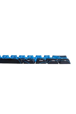 Wooting Manyetik Waves Ansı Ocean Blue Pbt 61 Adet Keycap Seti Renk