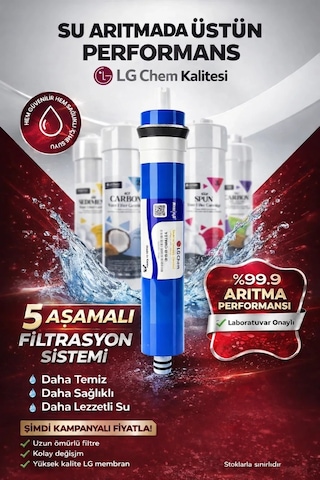 Lg Chem 5'li Su Arıtma Filtre Seti
