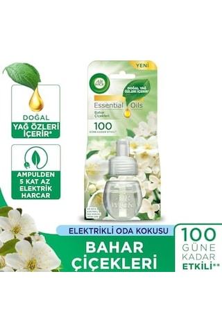 Wick Elektrikli Oda Kokusu Yedek Şişe Bahar Çiçekleri Diğer