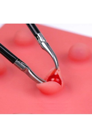 Edulaparoskopi Laparoskopik Eğri Uç Ayırma Makası Simülasyon Eğitim Materyali El Aleti